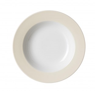 Set farfurii supa Doppio Cream, Flirt, Ø 22 cm, 6 piese