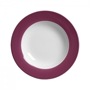 Set farfurii supa Doppio Purple, Flirt, Ø 22 cm, 6 piese