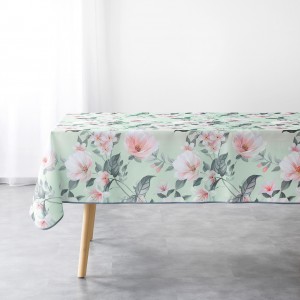 Fata de masa din poliester Alissia Verde Mint, 150 x 240 cm