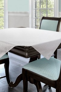 Fata de masa Rosel 85x85 cm Alb / Gri