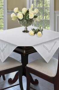 Fata de masa Tiara 3 Alb