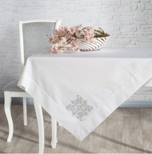 Fata de masa Vivian Alb