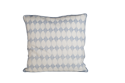 Fata de perna Atmosphere White / Dusty Blue, 50 x 50 cm