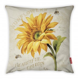 Fata de perna Sunflower YK1082 Multicolor, 42 x 42 cm 