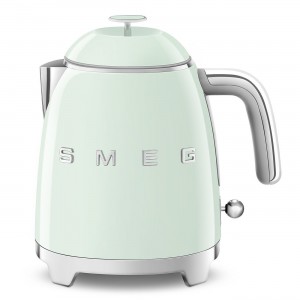 Fierbator apa KLF05PGEU cu termostat si baza rotativa, Verde Pastel, Retro 50, 0,8L, 1400W, SMEG