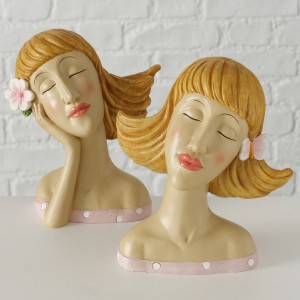 Figurina decorativa din polirasina Marylu Multicolor, Modele Asortate, l18xA13xH18 cm