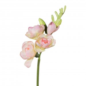 Fir floare artificiala, Freesia Roz deschis, H50 cm