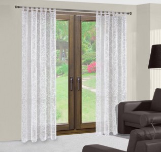 Perdea Linda 140X250 Alb 1 buc