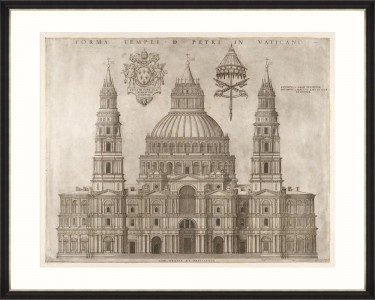 Tablou Framed Art Forma Templi Petri Vaticano 