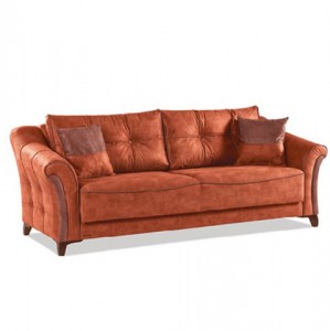 Canapea extensibila tapitata, 3 locuri Fortuna Caramiziu K4, l224xA94xH82 cm