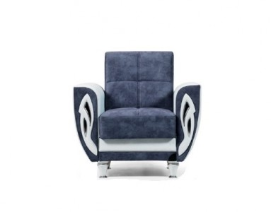 Fotoliu extensibil Domino Bleumarin K2, l100xA85xH95 cm