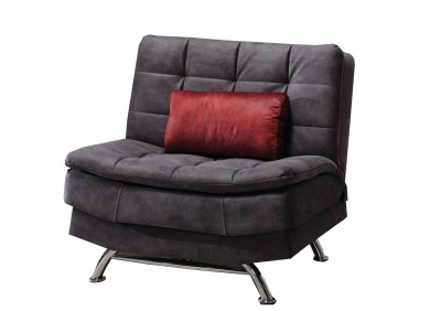 Fotoliu fix tapitat Aqua Antracit K1, l90xA80xH90 cm