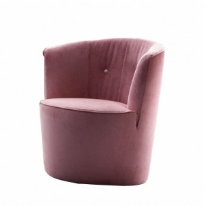 Fotoliu fix tapitat cu stofa Alyta, l70xA68xH80 cm