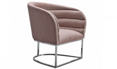 Fotoliu fix tapitat cu stofa Upton Accent Pink, l94,5xA66xH83 cm