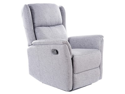 Fotoliu Recliner tapitat cu stofa, Zesiro Gri, l74xA93xH108 cm