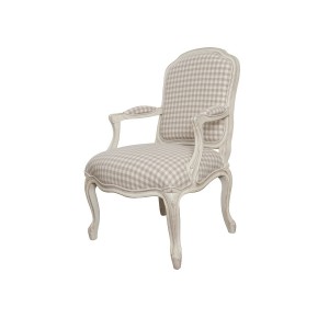 Fotoliu tapitat cu stofa, din lemn de mesteacan Verona VE812, l64xA69xH95 cm