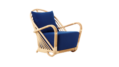 Fotoliu din rattan Charlottenburg Naturale, l73xA77xH74 cm