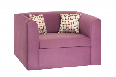 Fotoliu extensibil Frida Pink, l116xA93xH73 cm