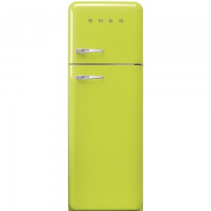Frigider 2 usi cu deschidere dreapta FAB30RVE1, Lime, 60 cm, Retro 50, SMEG