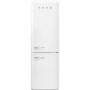 Frigider 2 usi cu deschidere dreapta FAB32RBN1, Alb, 60 cm, Retro 50, SMEG
