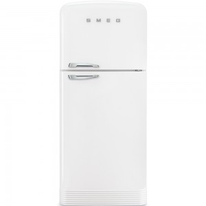 Frigider 2 usi cu deschidere dreapta FAB50RWH, Alb, 80 cm, Retro 50, SMEG
