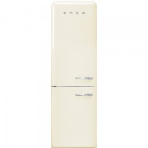 Frigider 2 usi cu deschidere stanga FAB32LPN1, Crem, 60 cm, Retro 50, SMEG