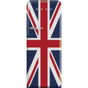Frigider cu o usa deschidere dreapta FAB28RUJ1, Union Jack, 60 cm, Retro 50, SMEG