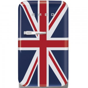 Frigider minibar FAB5RUJ2, Union Jack, 40 cm, Retro 50, SMEG