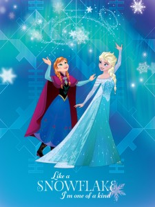 Covor Disney Kids Frozen Elsa & Anna 7, Imprimat Digital