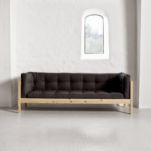 Canapea Fixa Fusion 3 Nature Dark Grey