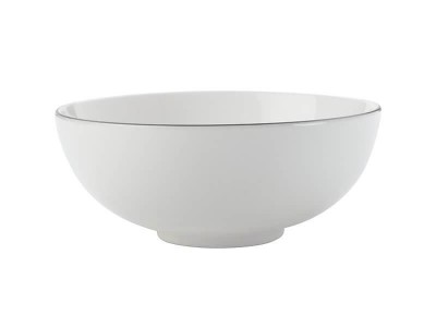 Set 4 boluri Portelan, White Basics Edge, 12 cm