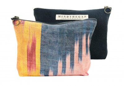 Geanta de cosmetice Patola Red / Navy Blue, l23xA4xH15,5 cm