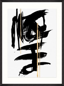 Tablou Framed Art Gestural Abstraction II