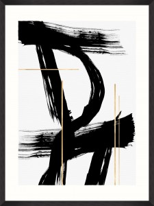 Tablou Framed Art Gestural Abstraction VI