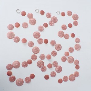 Ghirlanda decorativa din scoici Ibiza Roz inchis / Alb, Modele Asortate, L180 cm