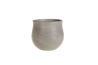 Ghiveci ceramic Atmosphere Light Grey, Ø 22,5 cm