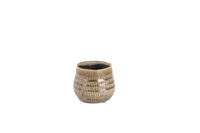 Ghiveci ceramic Atmosphere Steeple Grey, Ø 12 cm