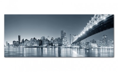 Tablou Sticla Glasspik Most, 50x125 cm