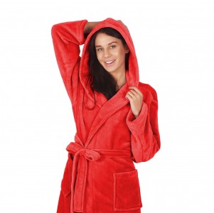 Halat de baie Robby Rosu