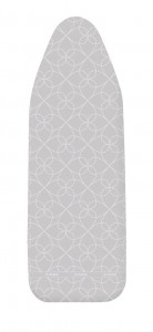 Husa masa de calcat din bumbac, Alu M/L Gri, L128xl44 cm