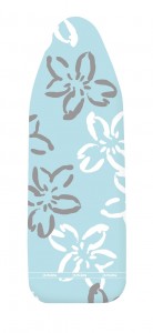 Husa masa de calcat din bumbac, Comfort M Bleu, L125xl40 cm