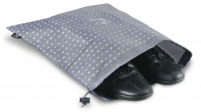 Husa textila pentru incaltaminte, Sach Gri, L40xl36 cm