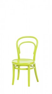 Scaun pentru copii, din lemn de fag Petit Green, l32xA40,5xH63 cm