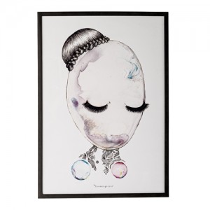 Tablou Paulow Negru, l60xH85 cm