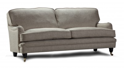 Canapea fixa 2 locuri tapitata cu stofa Ralf Grey 