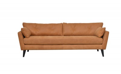 Canapea fixa 2,5 locuri Jefferson Cognac