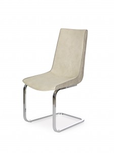 Scaun din metal tapitat cu piele ecologica Kai-232