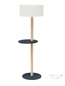 Lampadar Lamp Ufo White / Graphite