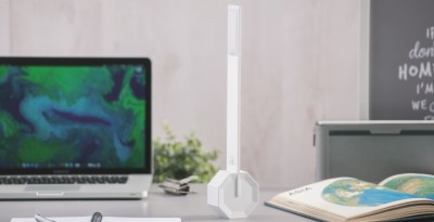 Lampa de birou cu functie touch Octagon One White