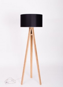 Lampadar Lamp Wanda Black / Ash-Transparent